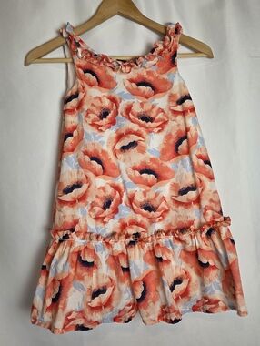 Janie and Jack Poppy Print Ruffle Dress